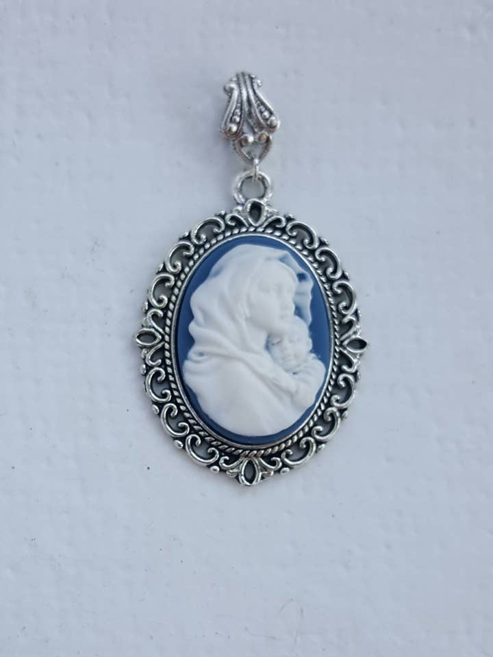 Madonna of the Streets Cameo for wholesale by MG Rosary