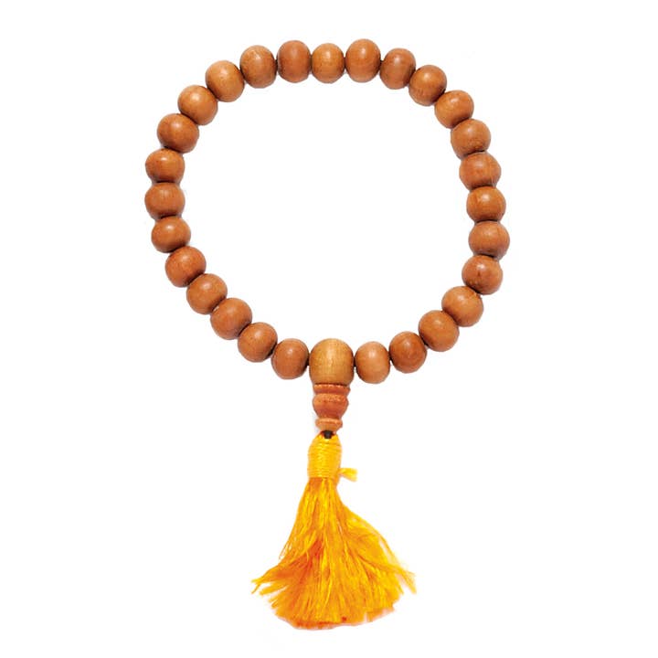 Sandalwood Mala Bracelet for wholesale by Triloka