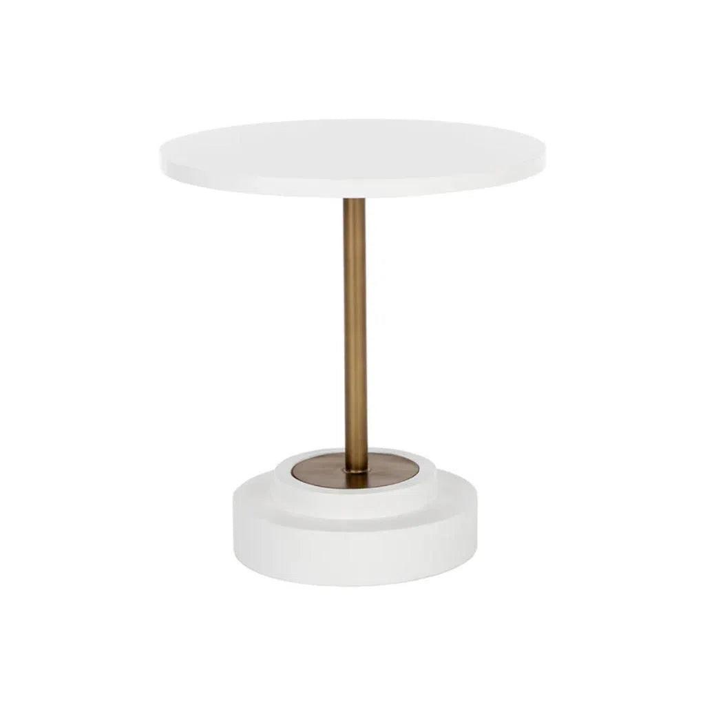 LOOMLAN - Wholesale Patio Table - Marlowe Concrete Outdoor Round Bistro Table