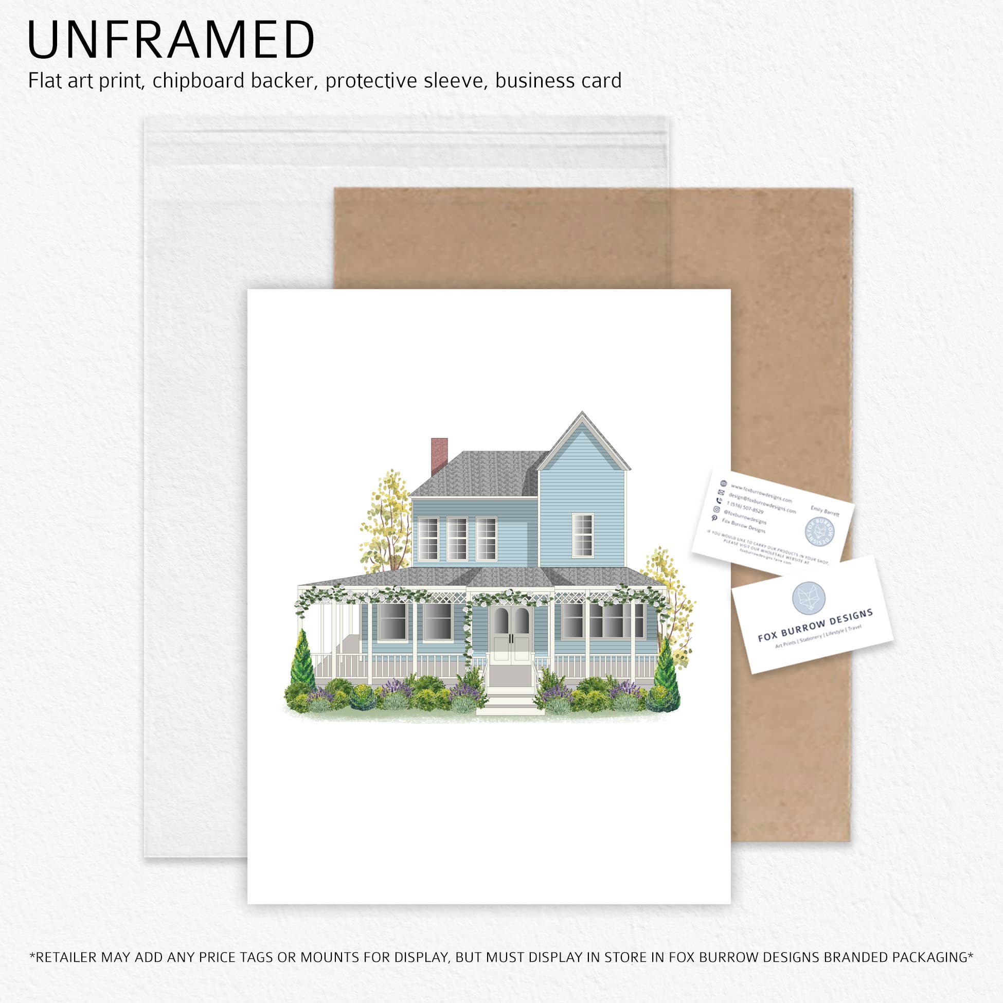 Fox Burrow Designs - Wholesale Art Print - Fiction Inspired - Lore's House4