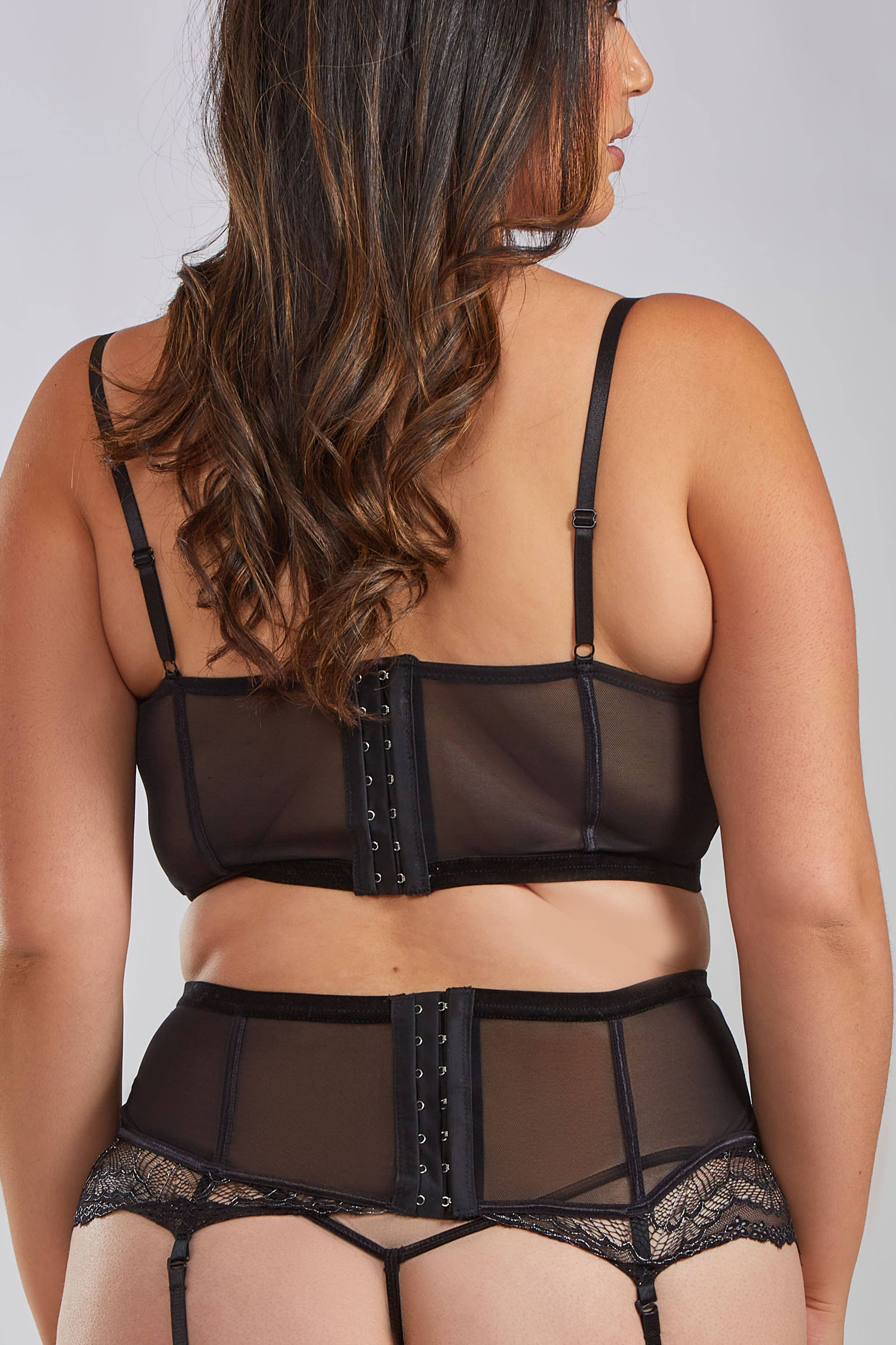 iCollection – wholesale Lingerie Set – women's – Best Seller-Provence Plus Size Lace-Micro 3pcs Bra Set5