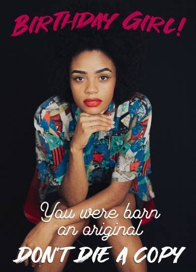 Culture Greetings - Wholesale Birthday Card - Original Girl0