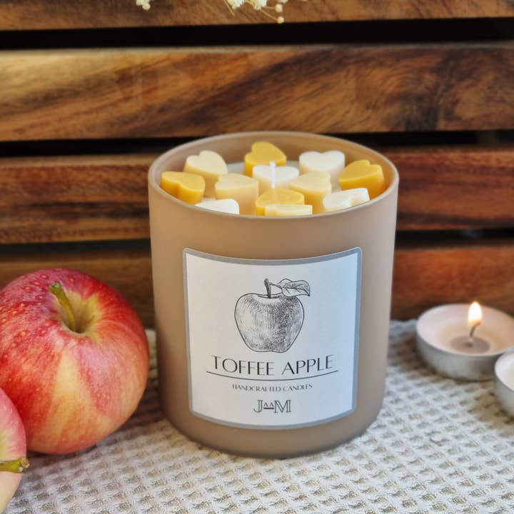 JaaM - Wholesale Jar/filled candle - Toffee Apple Large Scented Autumnal Winter Candle 1