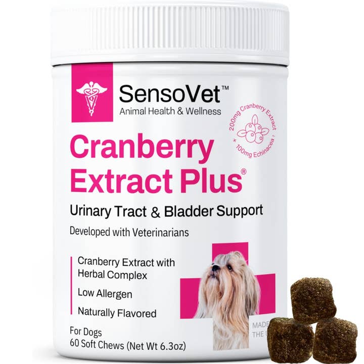 Cranberry Extract Plus Soft Chews for Dogs for wholesale by SensoVet