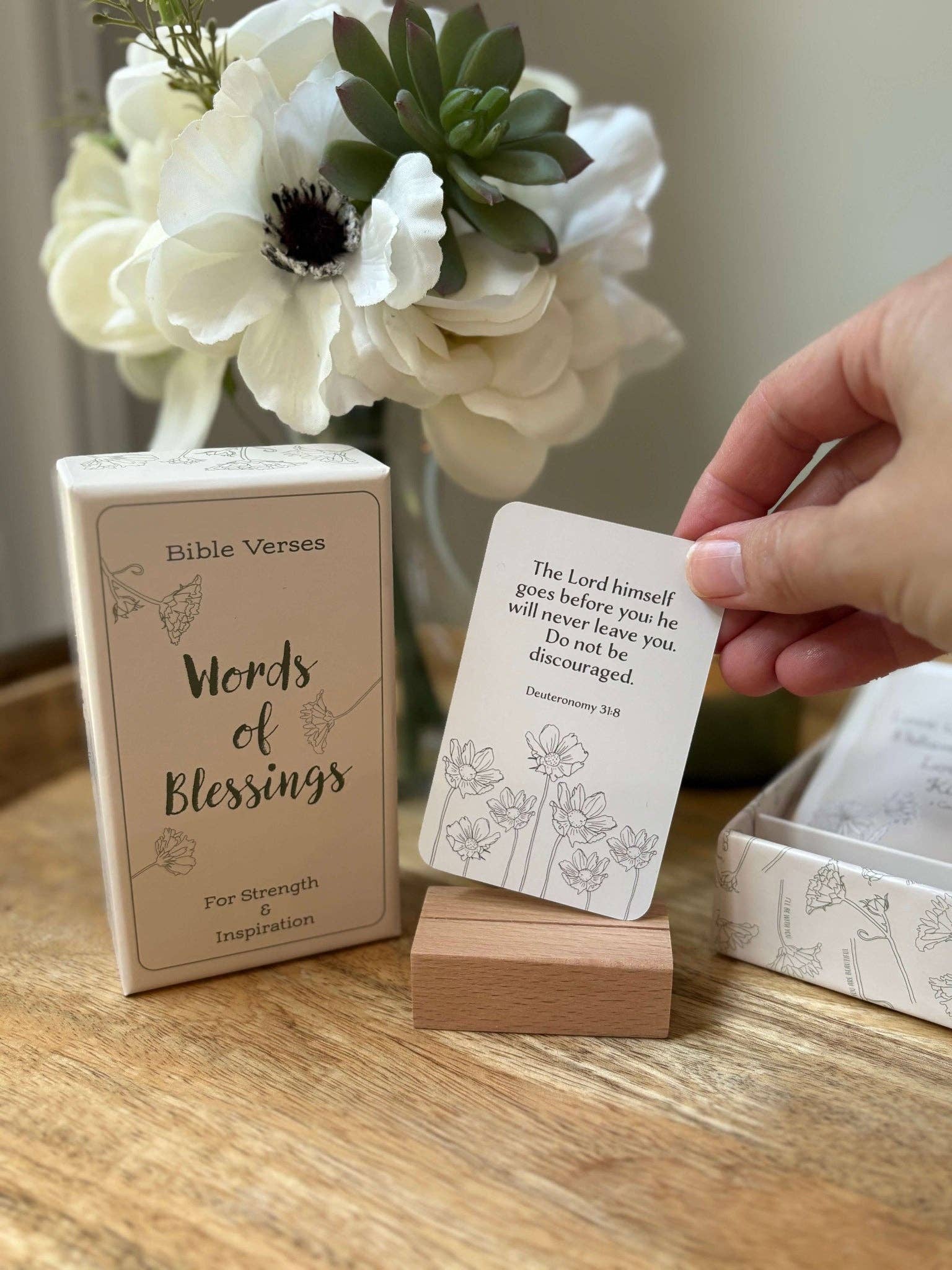 Sent Paper Co. - Wholesale Religious Card - Bible Verse Cards - Words of Blessings - Set of 60 Cards2