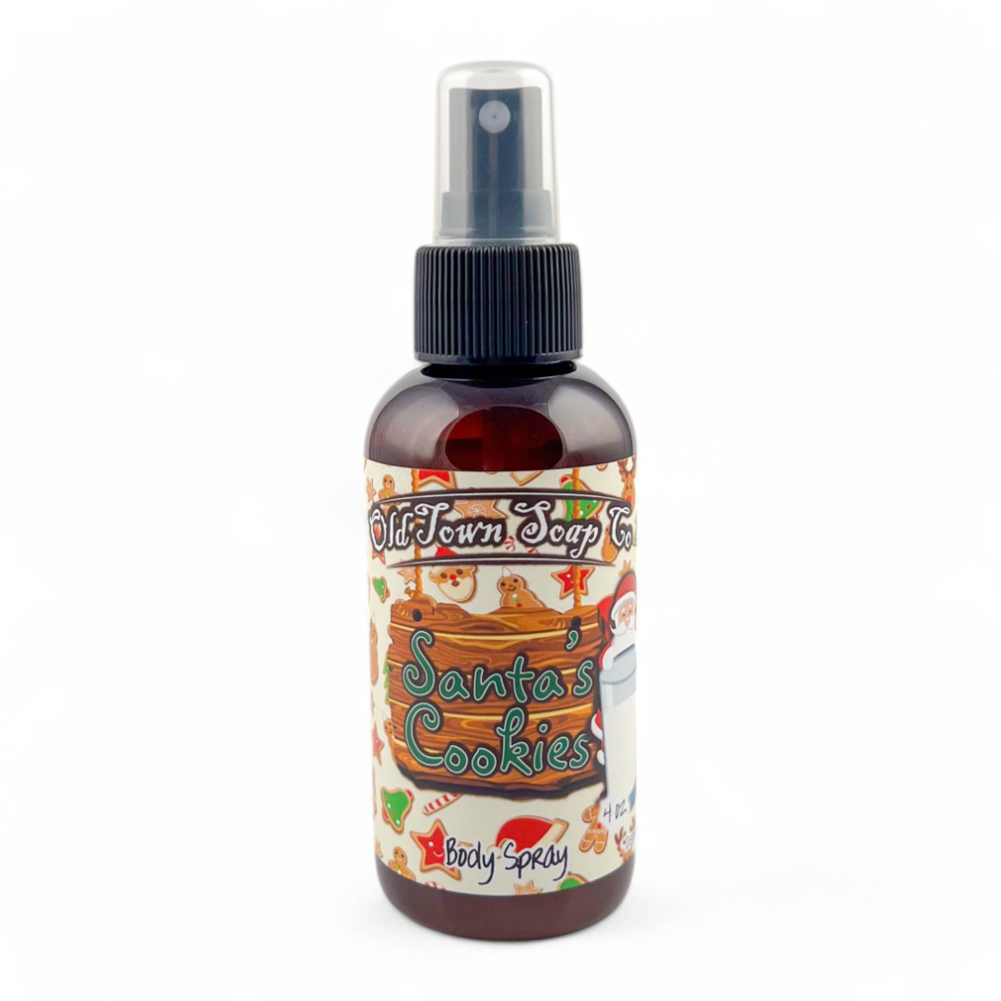 Old Town Soap Co. - Wholesale Face & Body Mist/Water - Christmas Scented 4oz Body Spray - 7 Merry Christmas Scents2