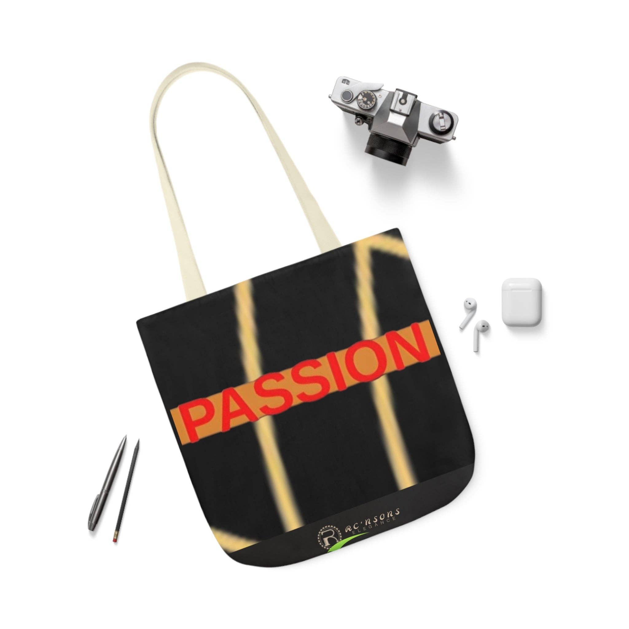 RC'nSONS - Wholesale Tote Bag - Women's - Passion Canvas Tote Bag, 5-Color Straps45