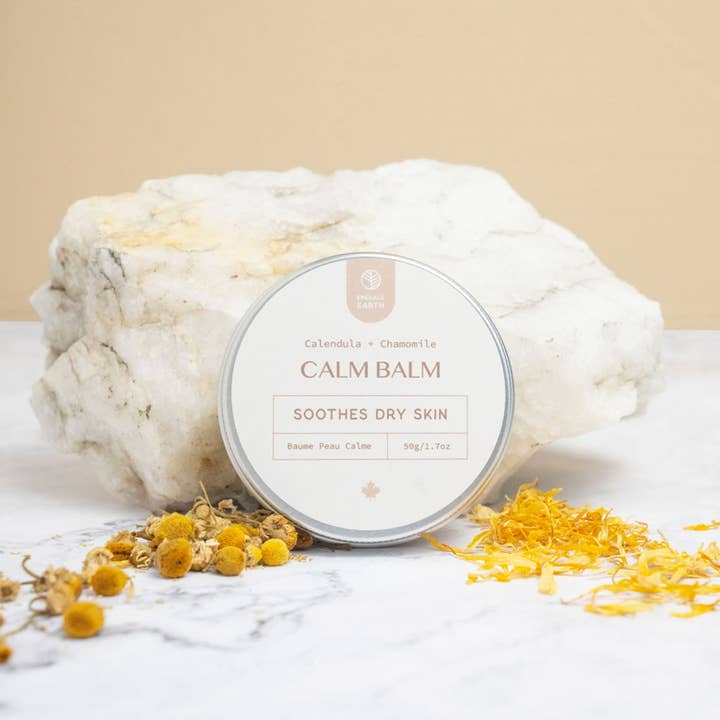 Botanical Balm : Calendula + Chamomile Calm Balm for wholesale by Emerald Earth Organic Spa