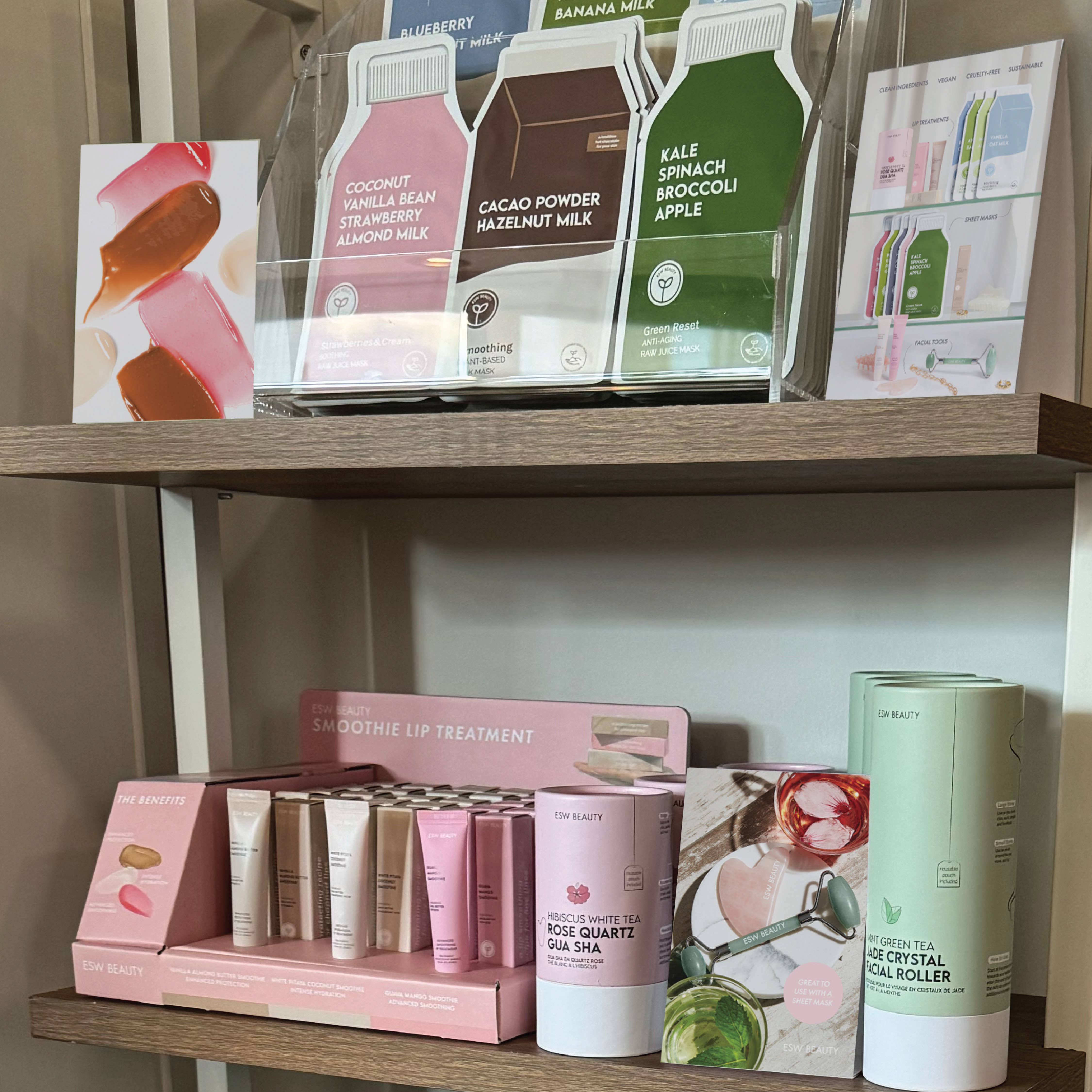 ESW Beauty - Wholesale Retailer Display - Beauty & Wellness - Lip Treatment 2024 - Table Tent Card2