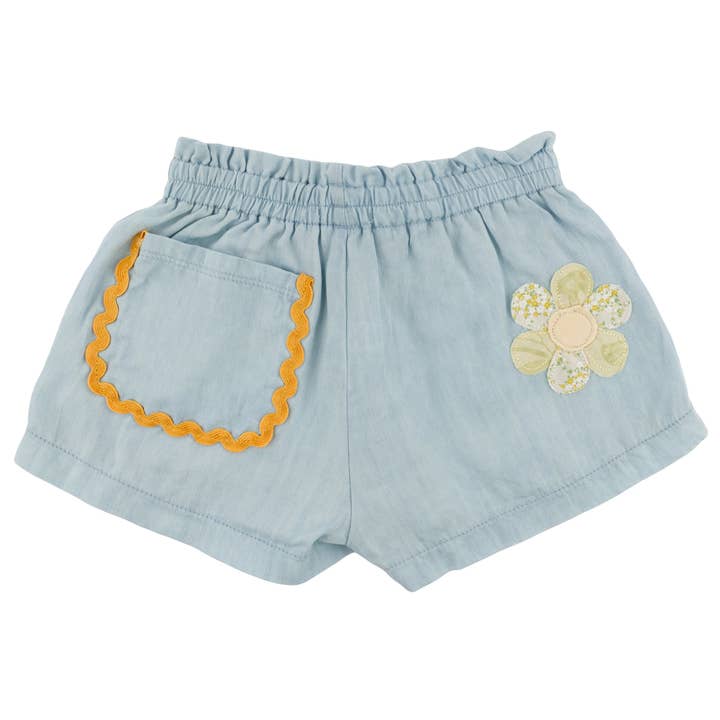 Libby Applique-dragshorts för wholesale av oh baby!