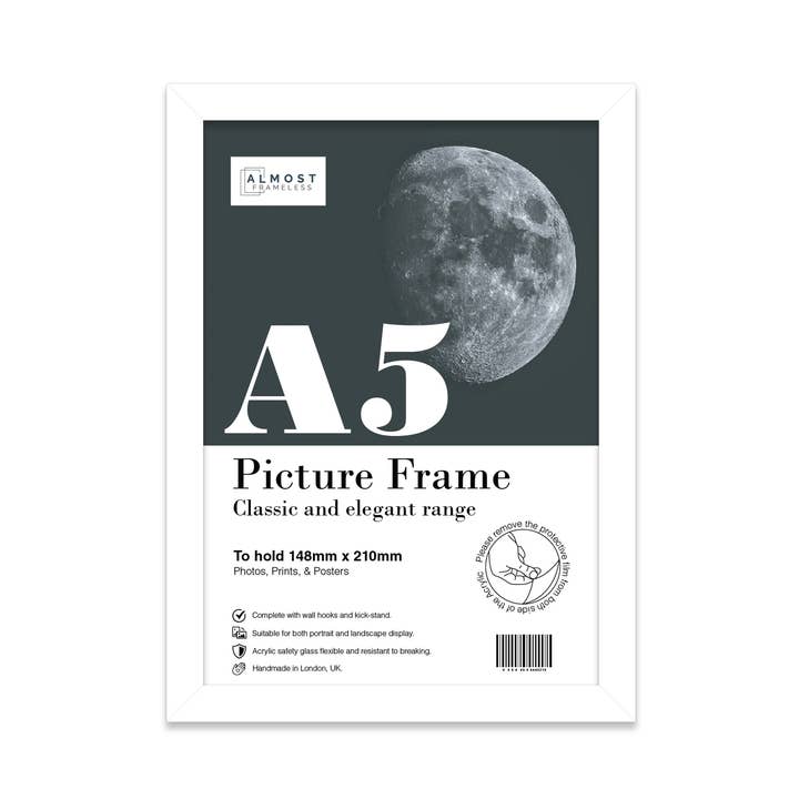 White A5 Picture Frame for wholesale by WholesaleFrames.co.uk