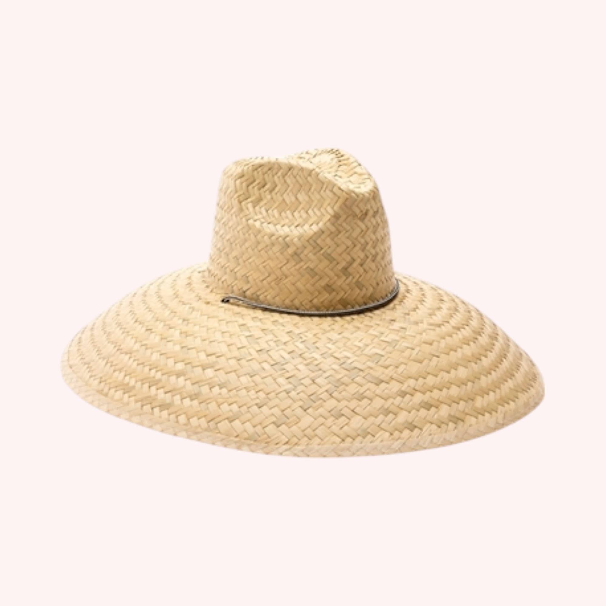 Queens INC - Wholesale Straw Hat - Women's - Oversized Palm Leaf Lifeguard Hat – Maximum Sun Protection 0