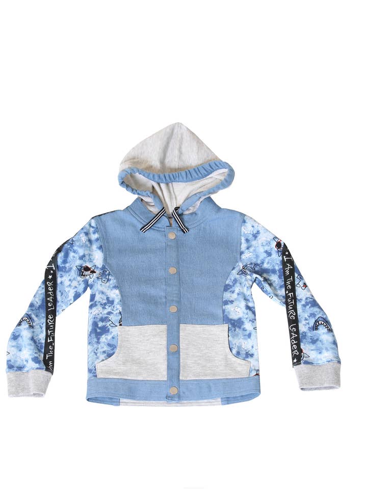 Pojkar Tie Dye Zip upp Hoodie för wholesale av Kinderkind