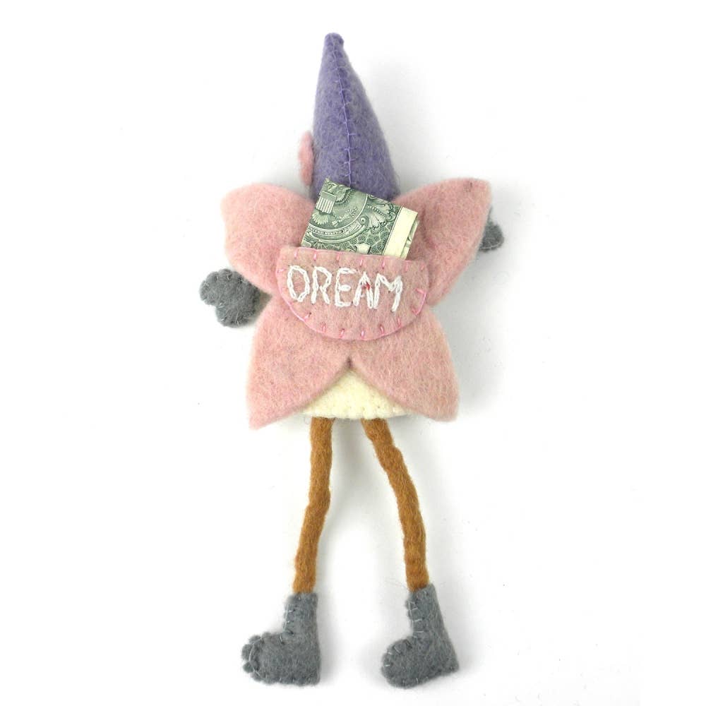 Global Crafts – Almofada da fada dos dentes - Crianças por atacado – Almofada de fada de dente de feltro de3