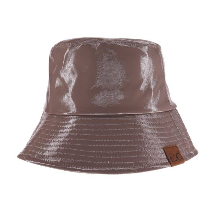 C.C Beanie - Wholesale Bucket Hat - Women's - Vegan Leather C.C Bucket Hat BK4038