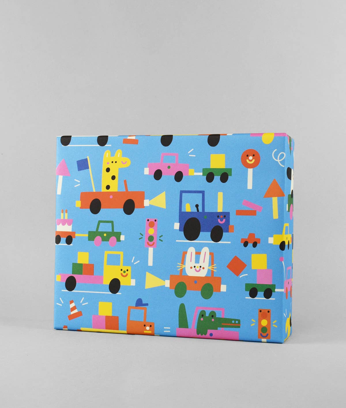 Wrap (US duties paid) - Wholesale Flat Wrap - Beep Beep Kids Gift Wrap1
