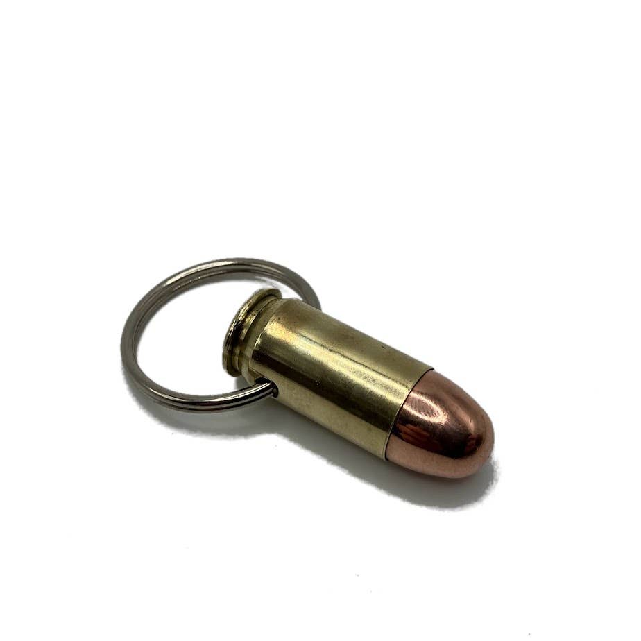 Vermont Cut Coins & 2nd Shot Round - Wholesale Keychain - Unisex - Bullet Keychains - Many Calibers - .223 .45 9mm .40 10mm12