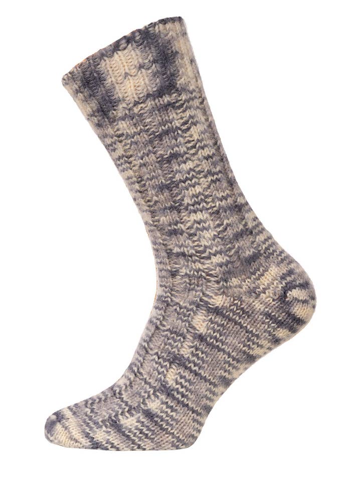 Een paar 100% scheerwollen sokken kleurrijk warm voor wholesale door HomeOfSocks