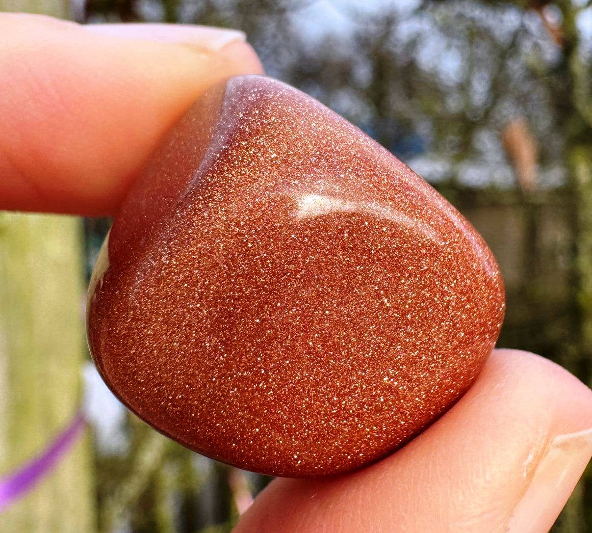 Elf Kendal Hippies – wholesale Spiritual stone/crystal – Goldstone tumbled crystal 2-3cm polished gemstone sparkly uk3