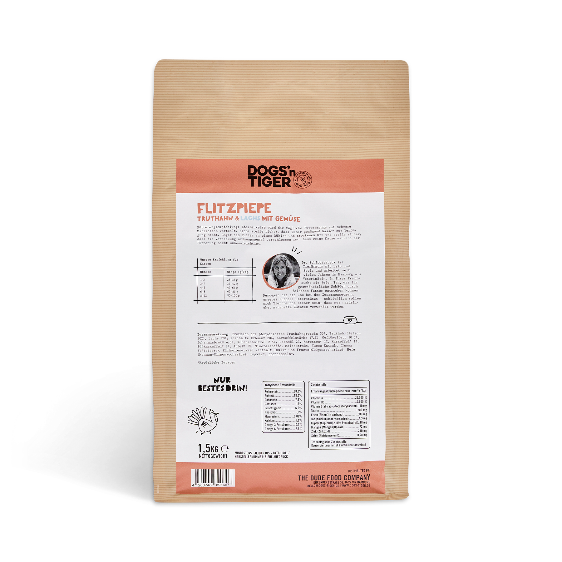 Dogs’n Tiger – wholesale Pet food – Cat – Dogs'n Tiger Junior cat food salmon & turkey1