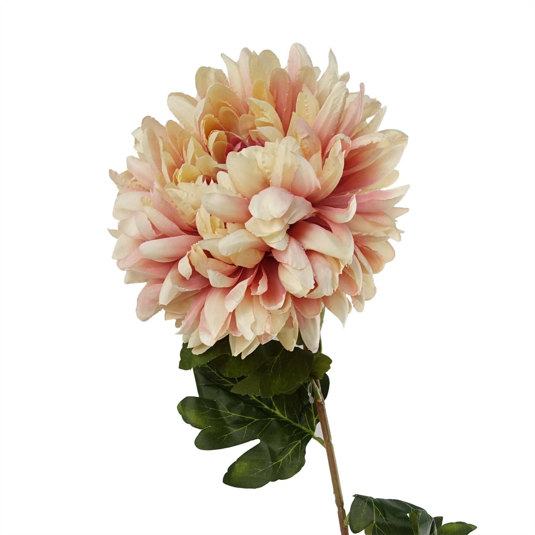 Leaf Design UK LTD - Wholesale Artificial Flowers - Pack 6x Artificial Flowers Large Chrysanthemum Pink 75cm6