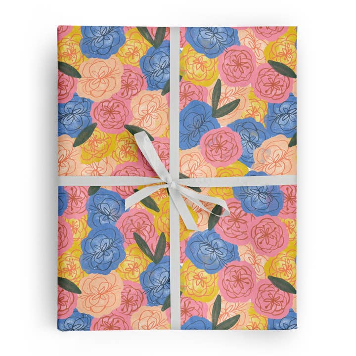 Envoltorio de regalo Blossoms | Rollo para venta al por mayor de Ramona & Ruth