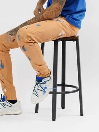 Tinta bronzeada Splatter Denim por atacado de Secret Scientist