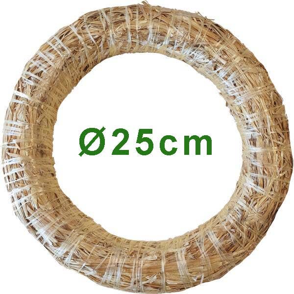 Dutch Flower Lady - Venta al por mayor Corona - Coronas de paja Diferentes tamaños de Ø 20 cm a Ø 100 cm0