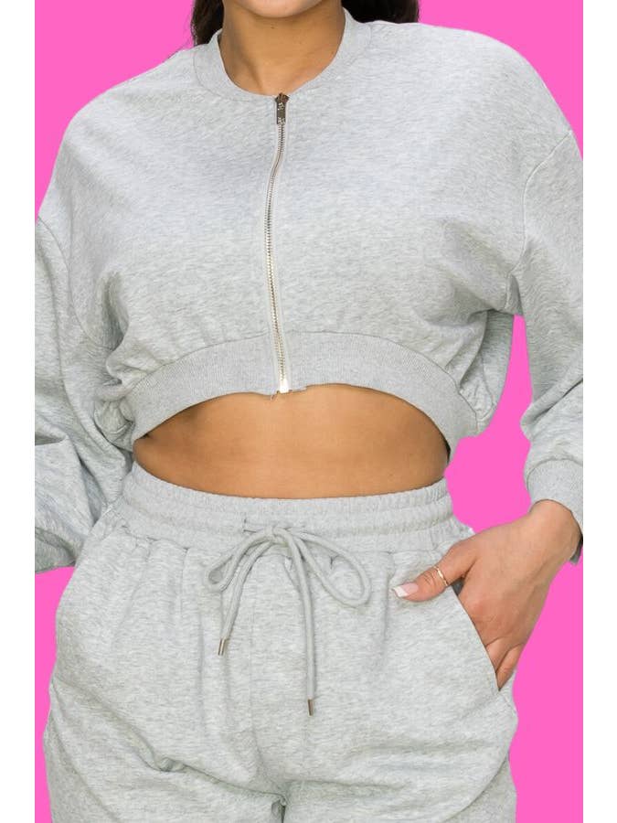 Shop Michella - Wholesale Lounge Set - Women's - FRENCH TERRY JOGGER SWEAT PANTS SET10