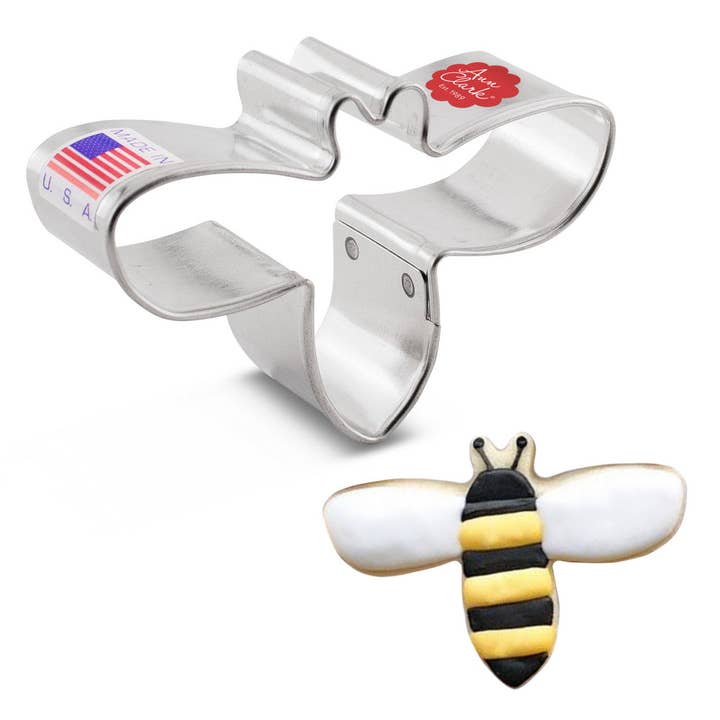 Bee Cookie Cutter. (Bag of 1 Dozen) for wholesale by Ann Clark