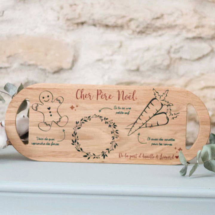 Tabuleiro personalizado Pai Natal por atacado de la charolière