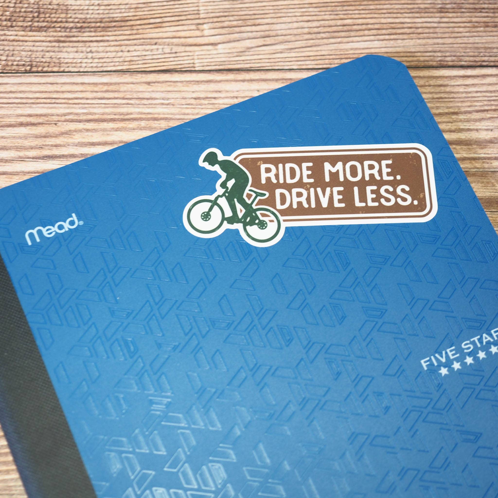 Sentinel Supply – wholesale Klistermärke – Ride More, Drive Less klistermärke för mountainbike3