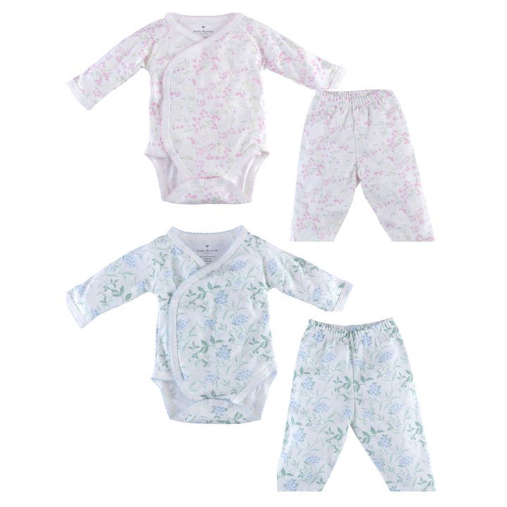 Kimono-set 2-pack Hortensia & Magnolia för wholesale av Baby Bloom Organics