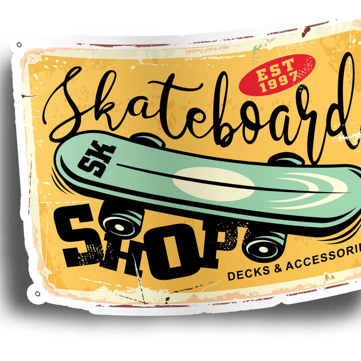 PiggyPrintStickers – wholesale Sticker – Skateboard Shop Vintage Sticker