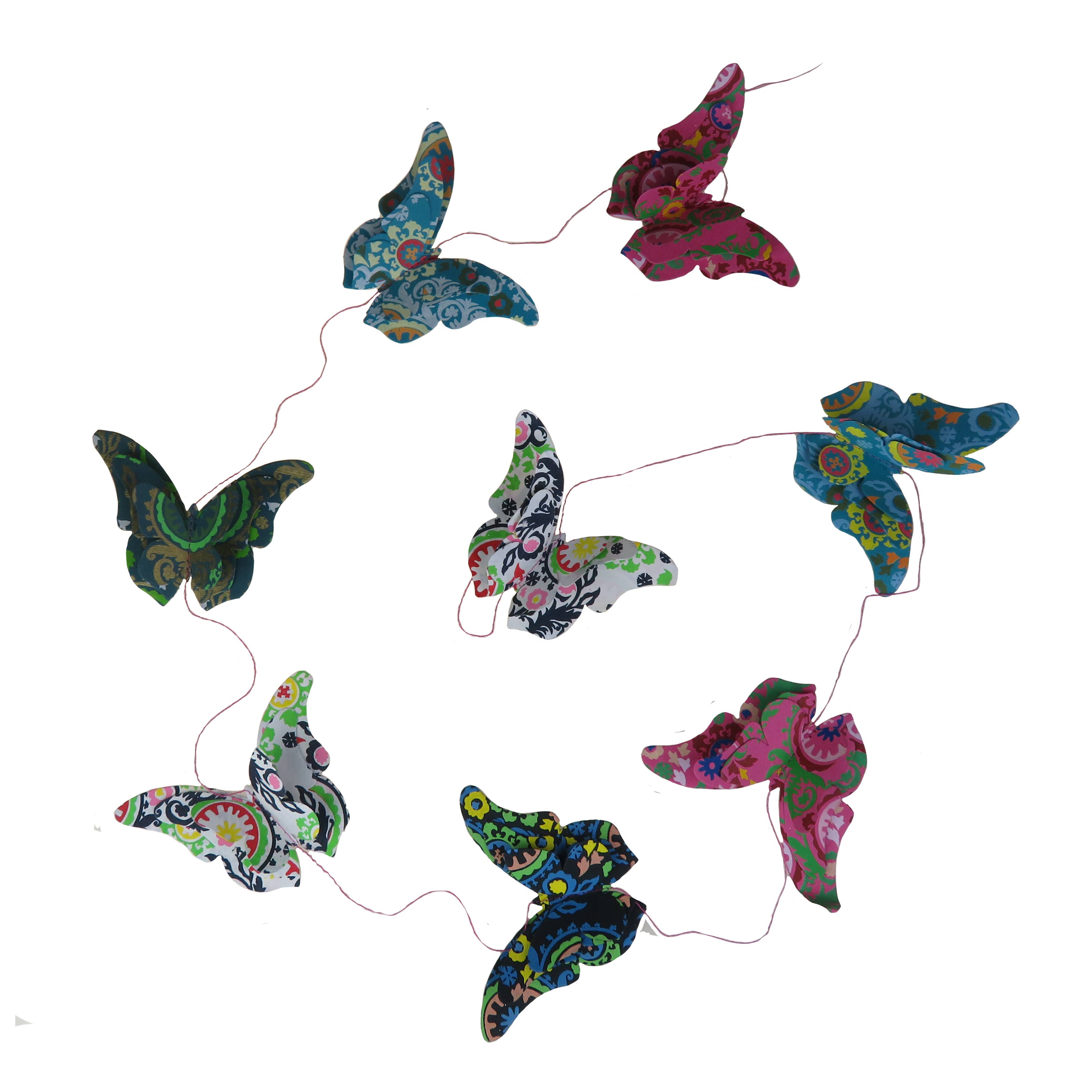 Epigram - Wholesale Bunting/Garland - Butterfly garland, birds, 3D paper bohemian pattern1