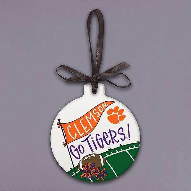 MAGNOLIA LANE - Wholesale Ornament - CLEMSON Stone Ornament