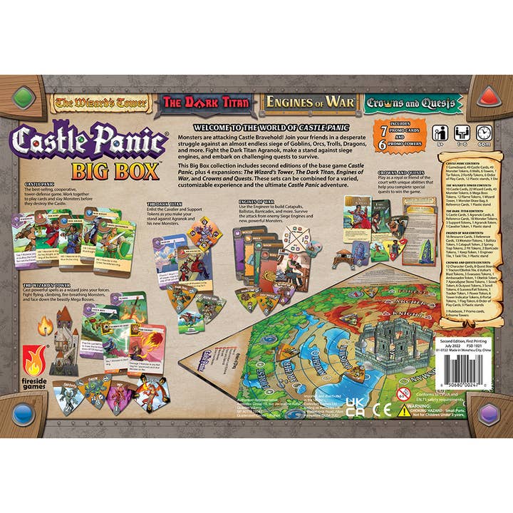 Fireside Games - Wholesale Board Game - Castle Panic Big Box Board Game Second Edition2