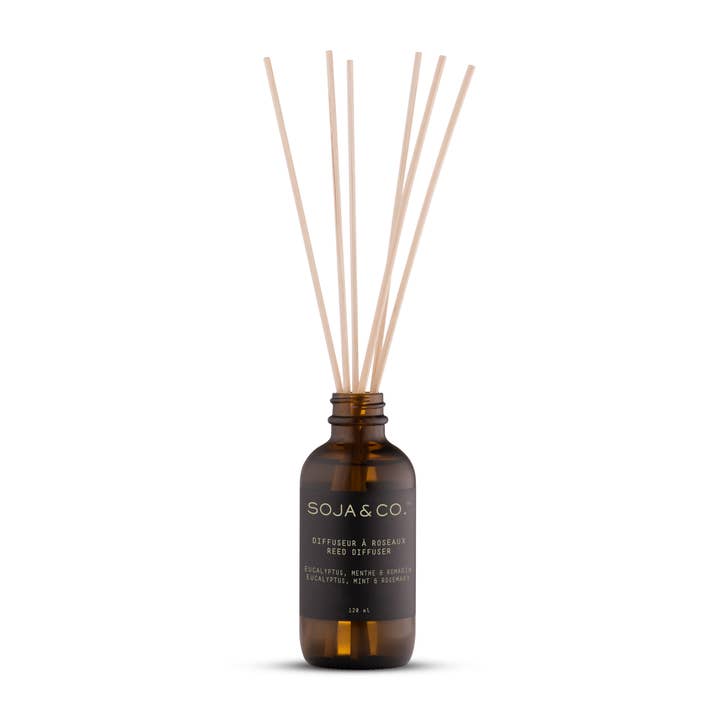 SOJA&CO.® - Wholesale Reed Diffuser - Reed Diffuser | Eucalyptus, Mint & Rosemary