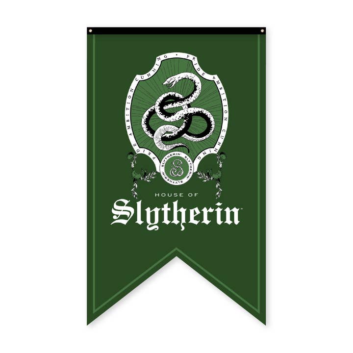 Conquest Journals - Vente Drapeaux - Drapeau Harry Potter Serpentard avec emblème (30 x 50 pouces)