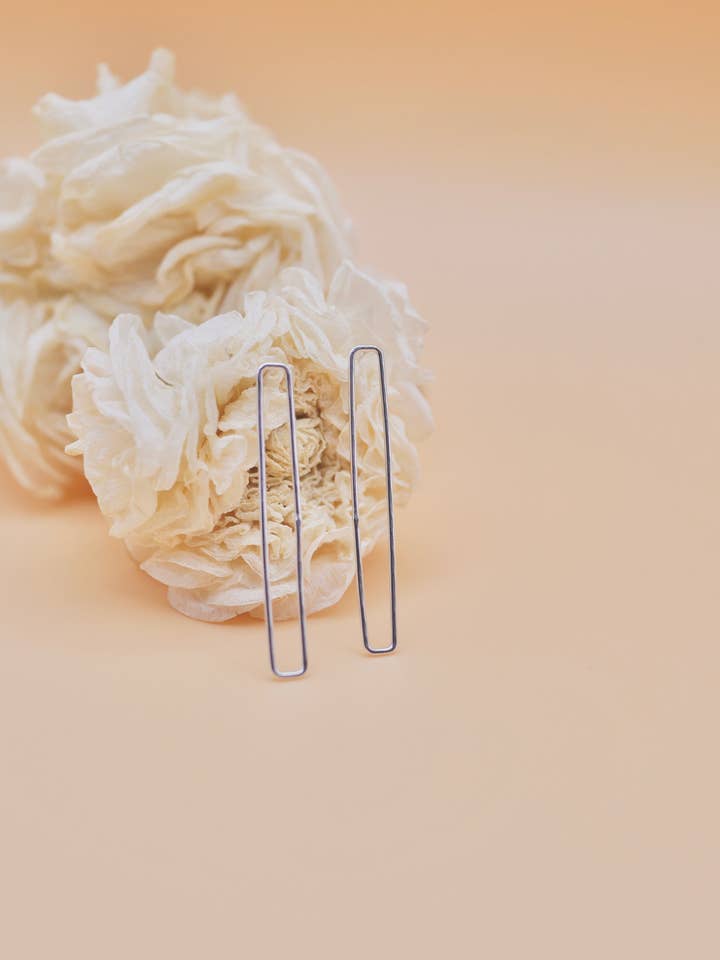 Everyday Shift Stud - Shift Series Hammered Minimal Earrings for wholesale by Telle of the Hills