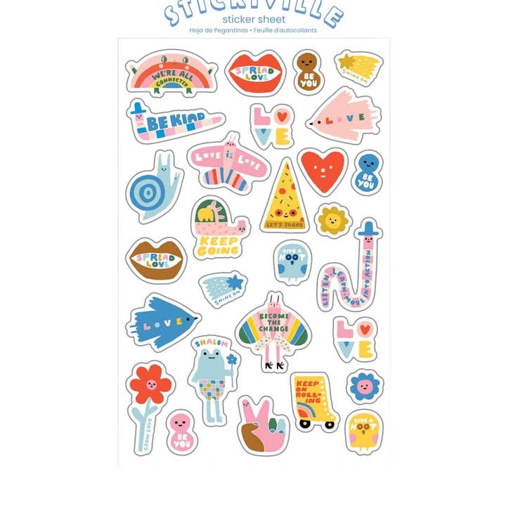 Stickiville X Suzy: Pegatinas Estándar - Mini Mantra (1 Hoja) para venta al por mayor de OOLY