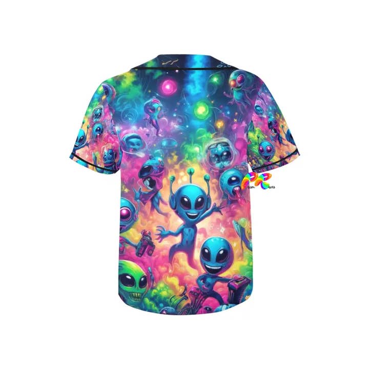 White Groove Fest Kid's Rave Baseball Jersey for wholesale on Faire