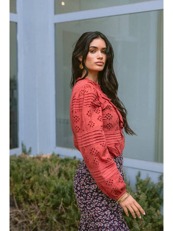 Piti Cuiti - Wholesale Blouse - Women's - SAVANNA PURPLE SHIRT2