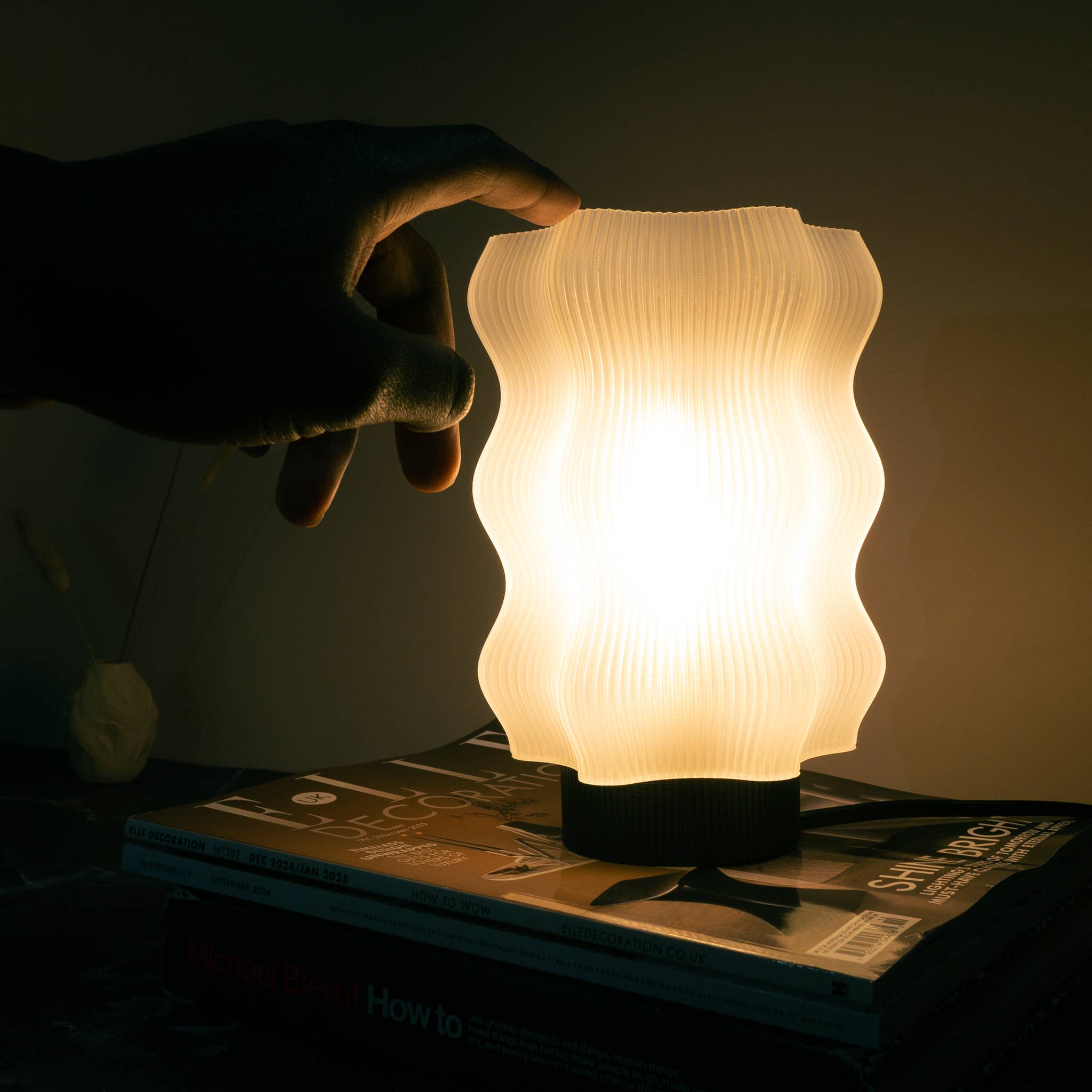 OrijaDesign - Wholesale Accent/Desk Lamp - Reef Table Lamp - Opal