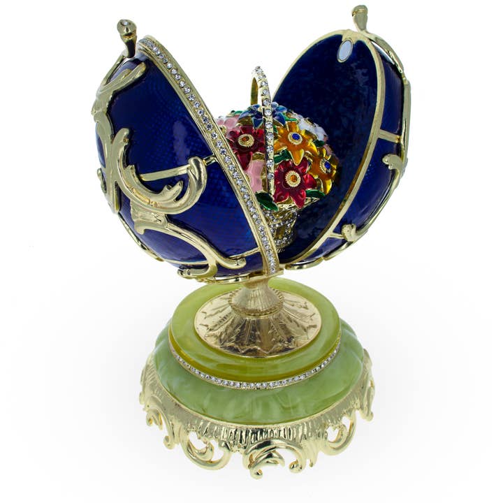 1899–1903 Spring Flowers Royal Imperial Easter Egg 9 Inches for wholesale by BestPysanky