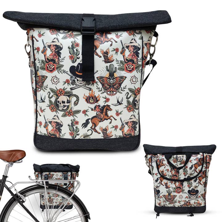 Ikuri - Wholesale Biking Accessories - Bicycle bag for luggage rack single bag cowgirl
