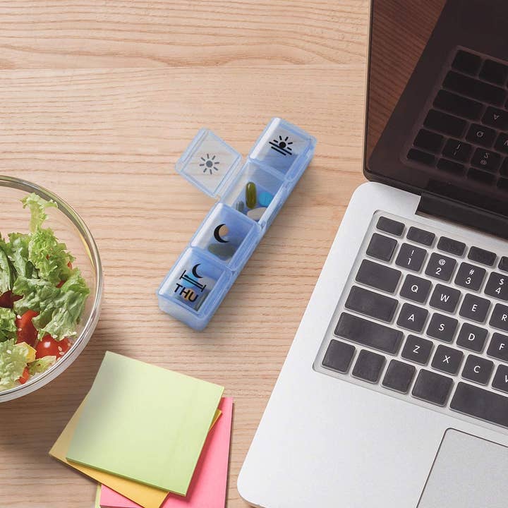 Apothecary Products LLC - Wholesale Pill Organizer - Ezy Dose® Weekly 4x/Day Pill Planner, Rainbow3