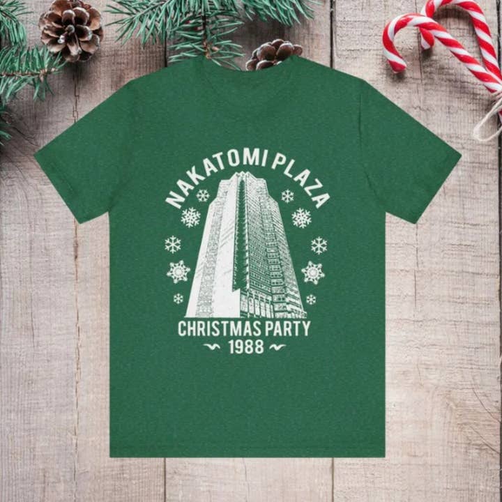 Die Hard Nakatomi Plaza Christmas Party Tee, Holiday Gift Lo and other Purchase Wholesale die hard. Free Returns & Net 60 Terms on Faire trending on Faire.