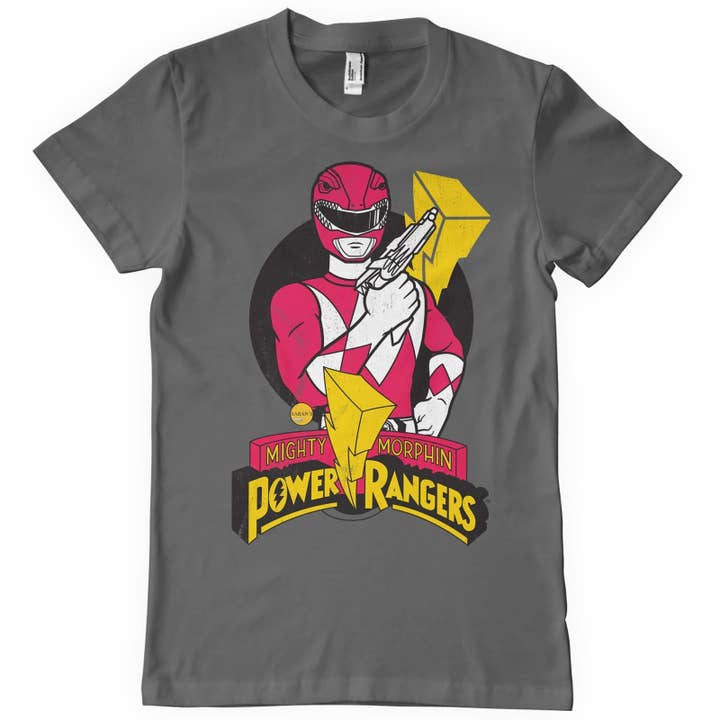 Hybris Production AB – wholesale Screen printed t-shirt – unisex – Power Rangers - Red Ranger Pose T-Shirt1