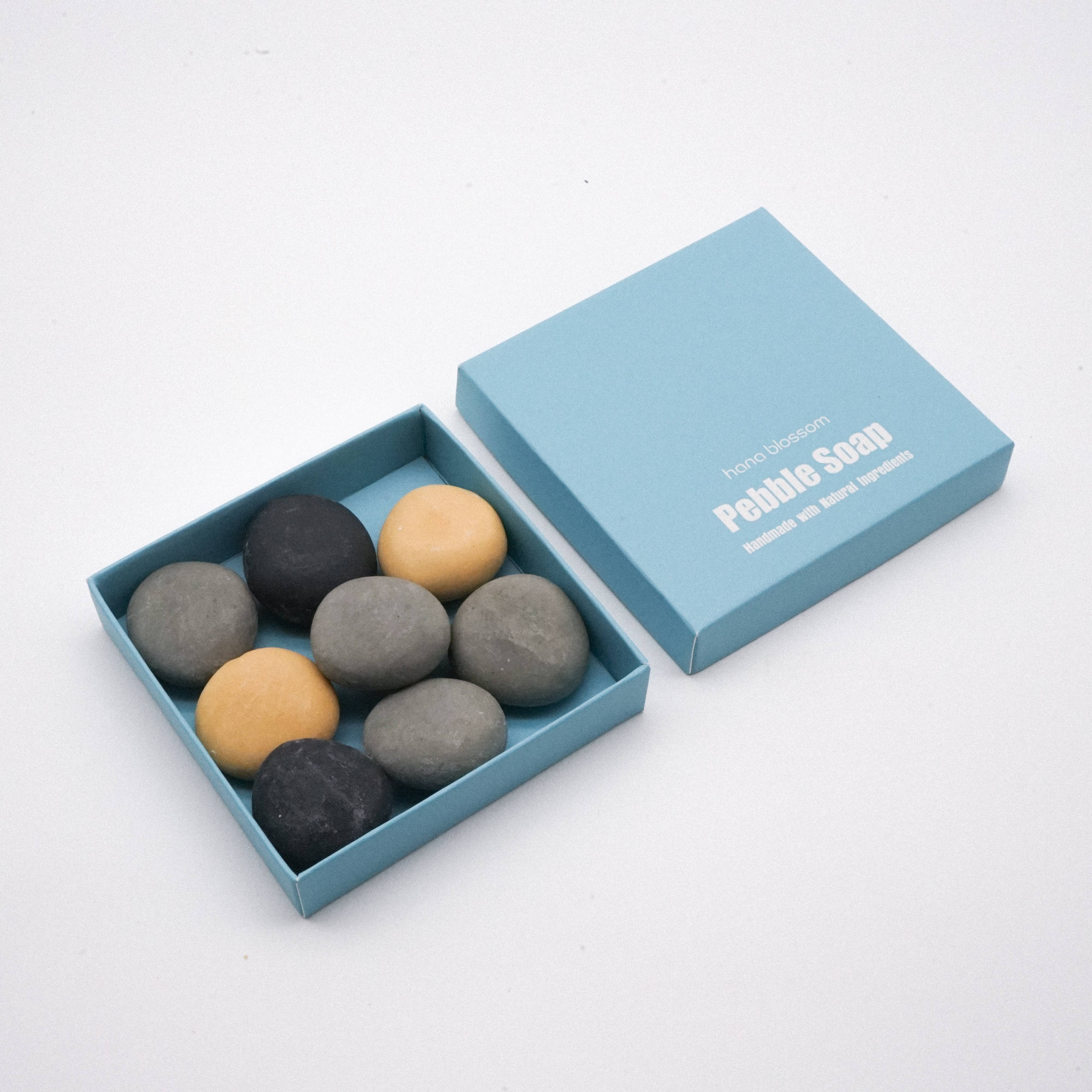 Hana Blossom – wholesale Bar Soap – Assorted Small Handmade Pebble Soaps3